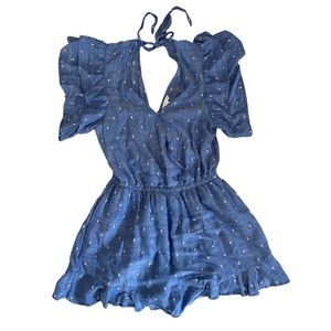 American Eagle Romper. Blue. Size Medium.